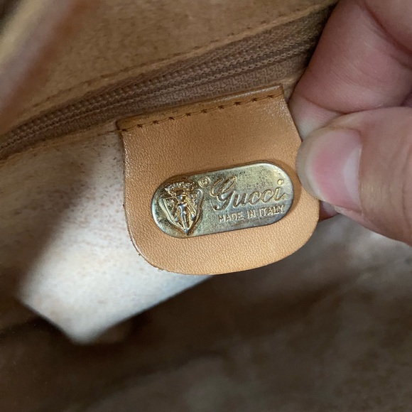 Vintage GUCCI Canteen Circle Crossbody Bag Micro GG Logo Generic Strap - Picture 11 of 14